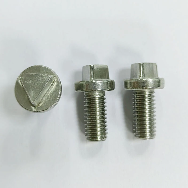 Triangle head security screw 3