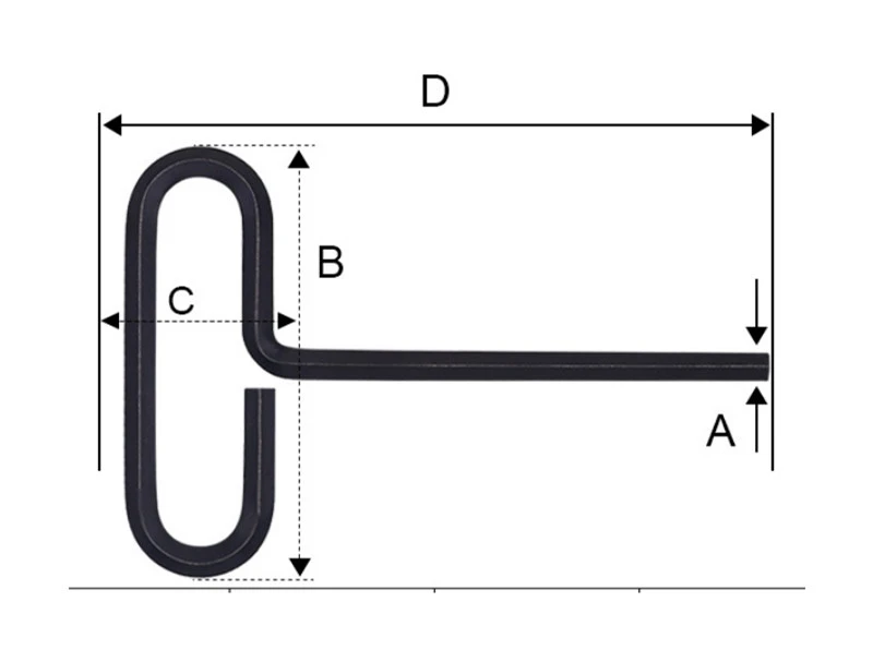 T type allen wrench 1 T type allen wrench 1